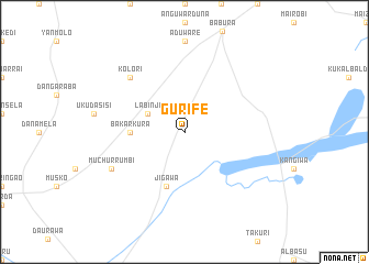 map of Gurife