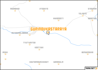 map of Gurinovka Staraya