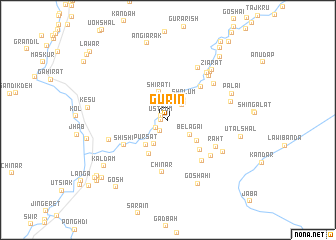map of Gurīn