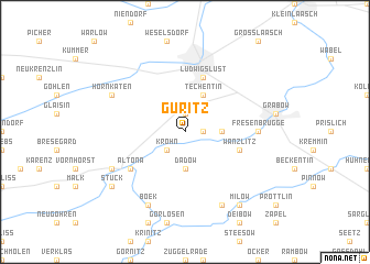 map of Güritz