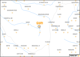 map of Guri