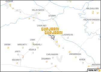 map of Gurjaani