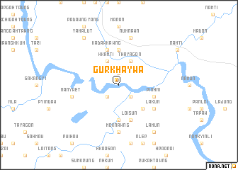 map of Gurkhaywa