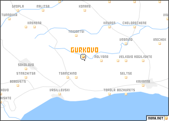 map of Gurkovo