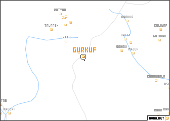 map of Gūrkūf