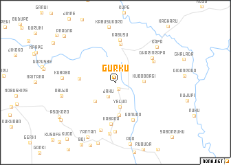 map of Gurku