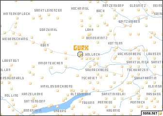 map of Gurk