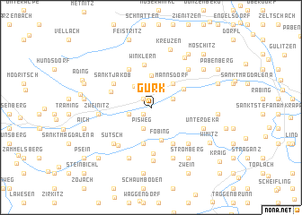map of Gurk
