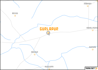 map of Gurlāpur