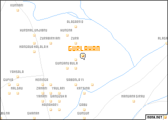 map of Gur Lawan