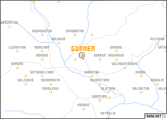 map of Gŭrmen