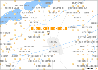 map of Gurmukh Singhwāla