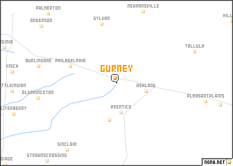 map of Gurney