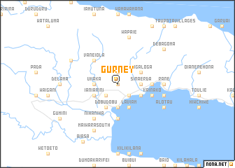 map of Gurney