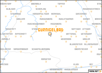 map of Gurnigelbad