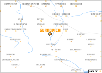 map of Gurnovichi