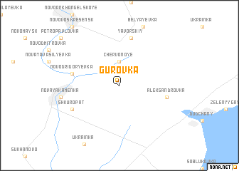 map of Gurovka