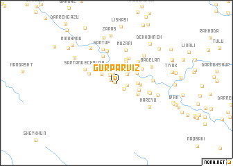 map of Gūr Parvīz