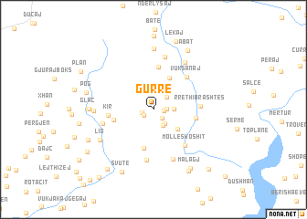 map of Gurrë