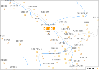 map of Gurrë