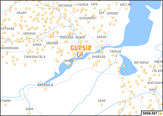 map of Gūr Sīr