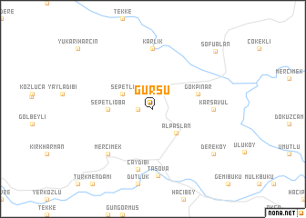 map of Gürsu