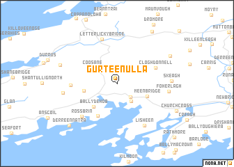 map of Gurteenulla