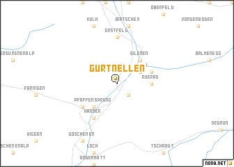map of Gurtnellen