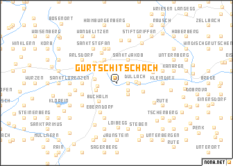 map of Gurtschitschach