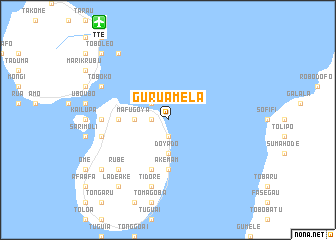 map of Guruamela