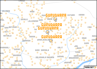 map of Gurūdwāra