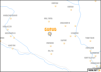 map of Gurud