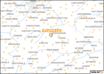 map of Gurūgarh