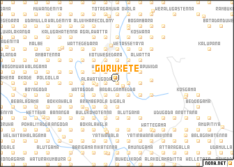 map of Gurukete