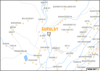 map of Guruldy