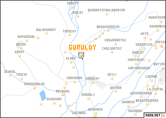 map of Guruldy