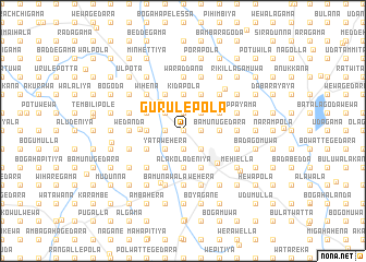 map of Gurulepola