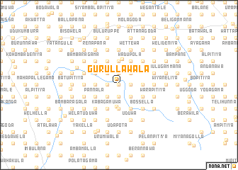 map of Gurullawala