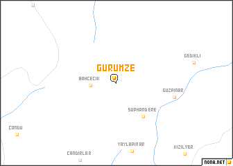 map of Gürümze