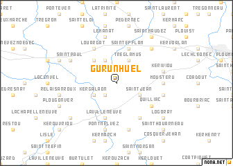 map of Gurunhuel