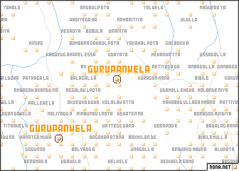 map of Gurupanwela