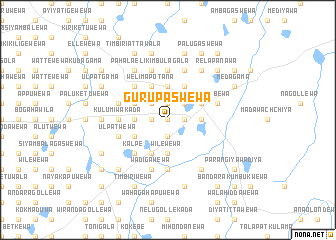 map of Gurupaswewa