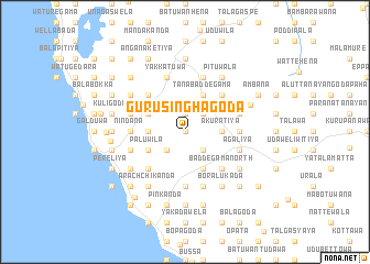 map of Gurusinghagoda