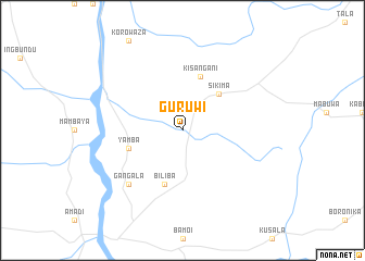 map of Guruwi