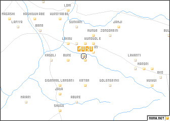 map of Guru