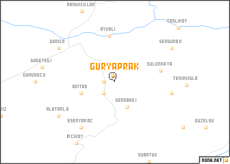 map of Güryaprak