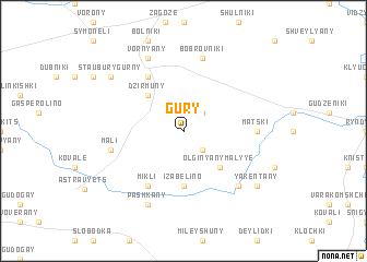 map of Gury