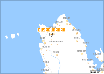 map of Gusagunanan