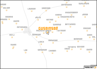 map of Gusainsar