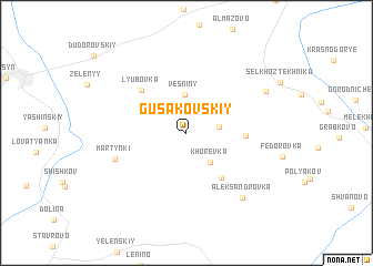 map of Gusakovskiy